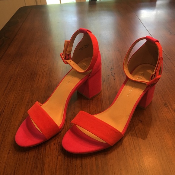 CL by Laundry Pink and Orange Heels - Picture 2 of 5